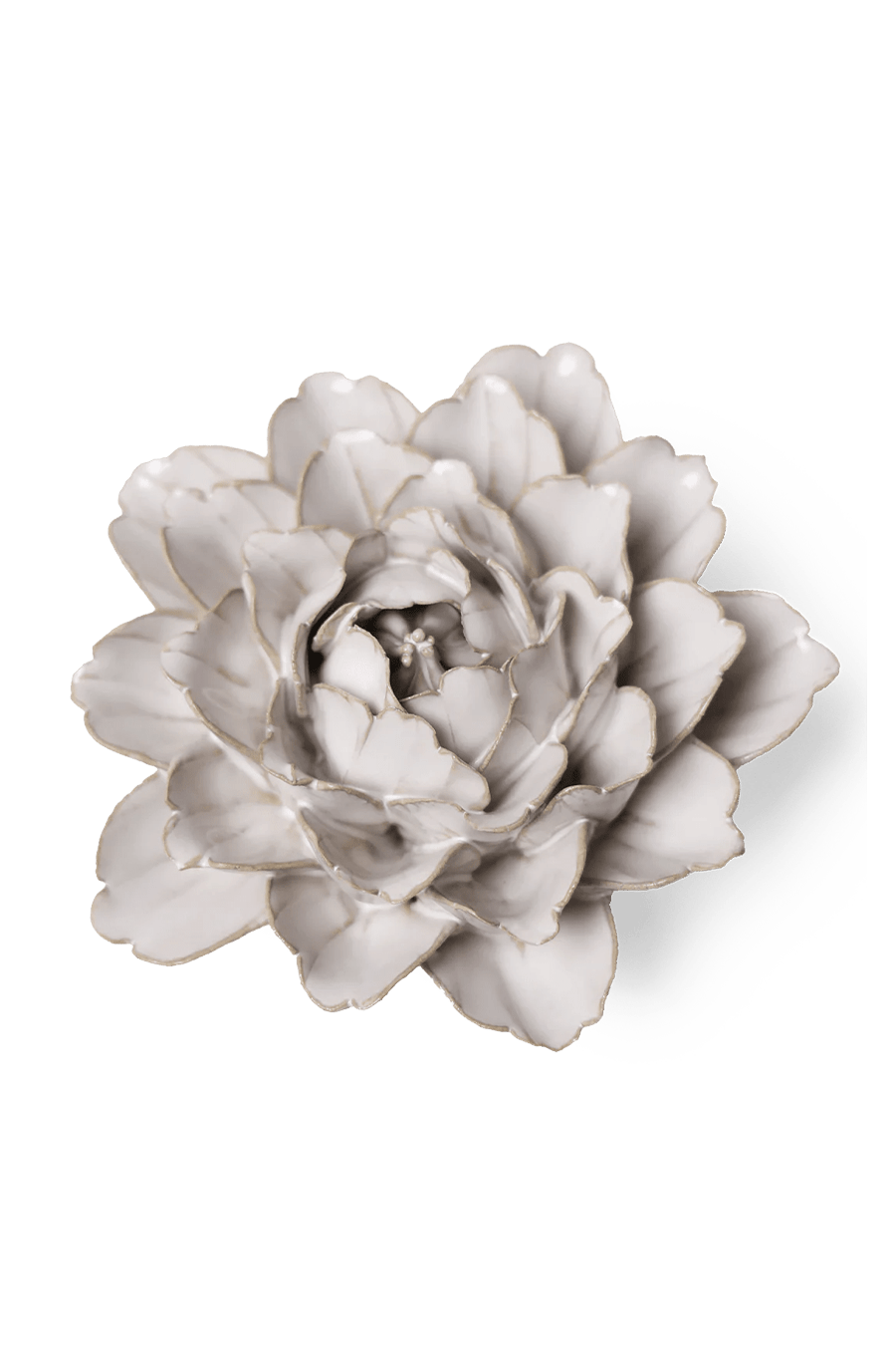 Ivory Comanche Peony - Chive Ceramics Studio - Ceramic Flowers - Chive Ceramics Studio
