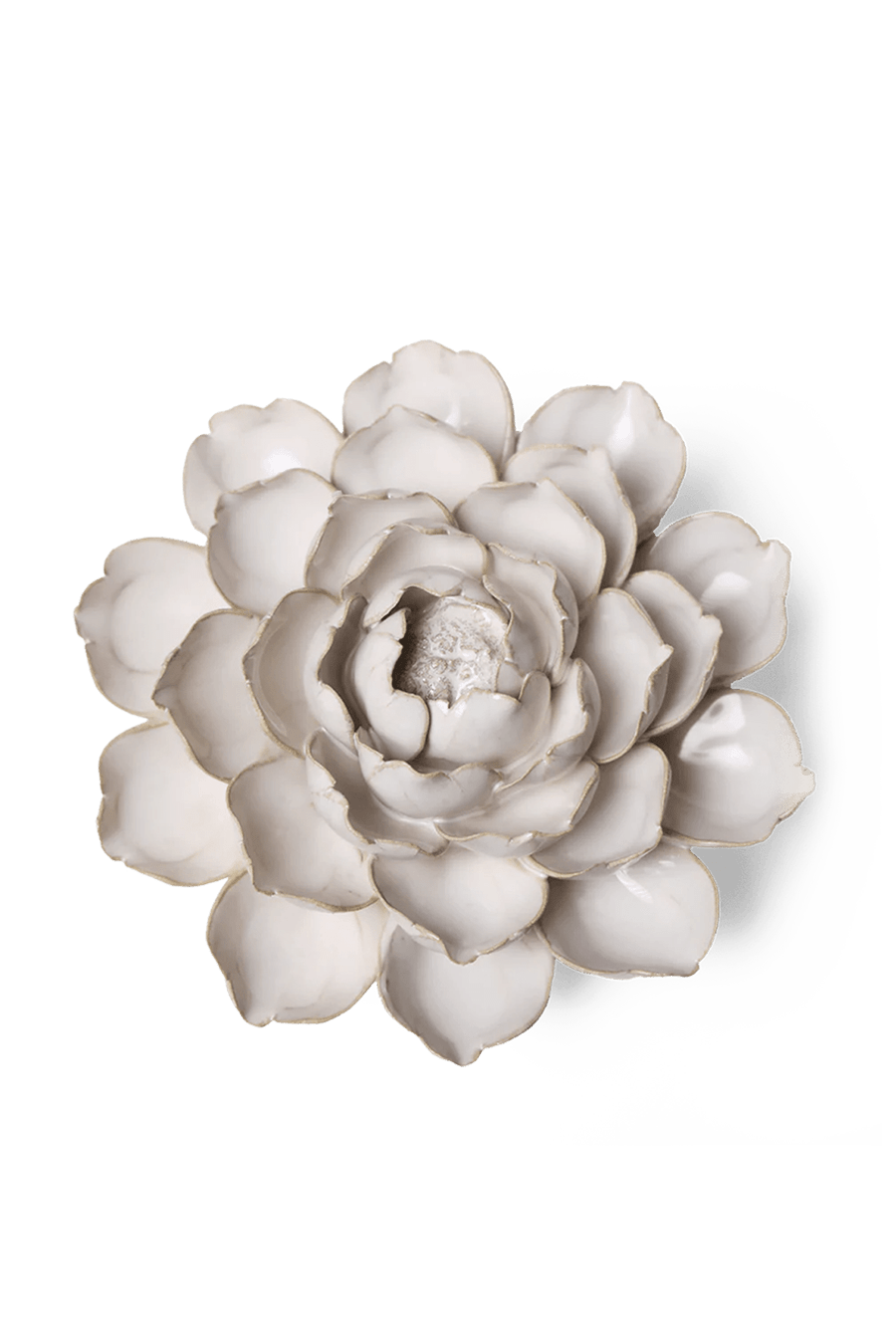 Ivory Empire Cabbage Flower - Chive Ceramics Studio - Ceramic Flowers - Chive Ceramics Studio