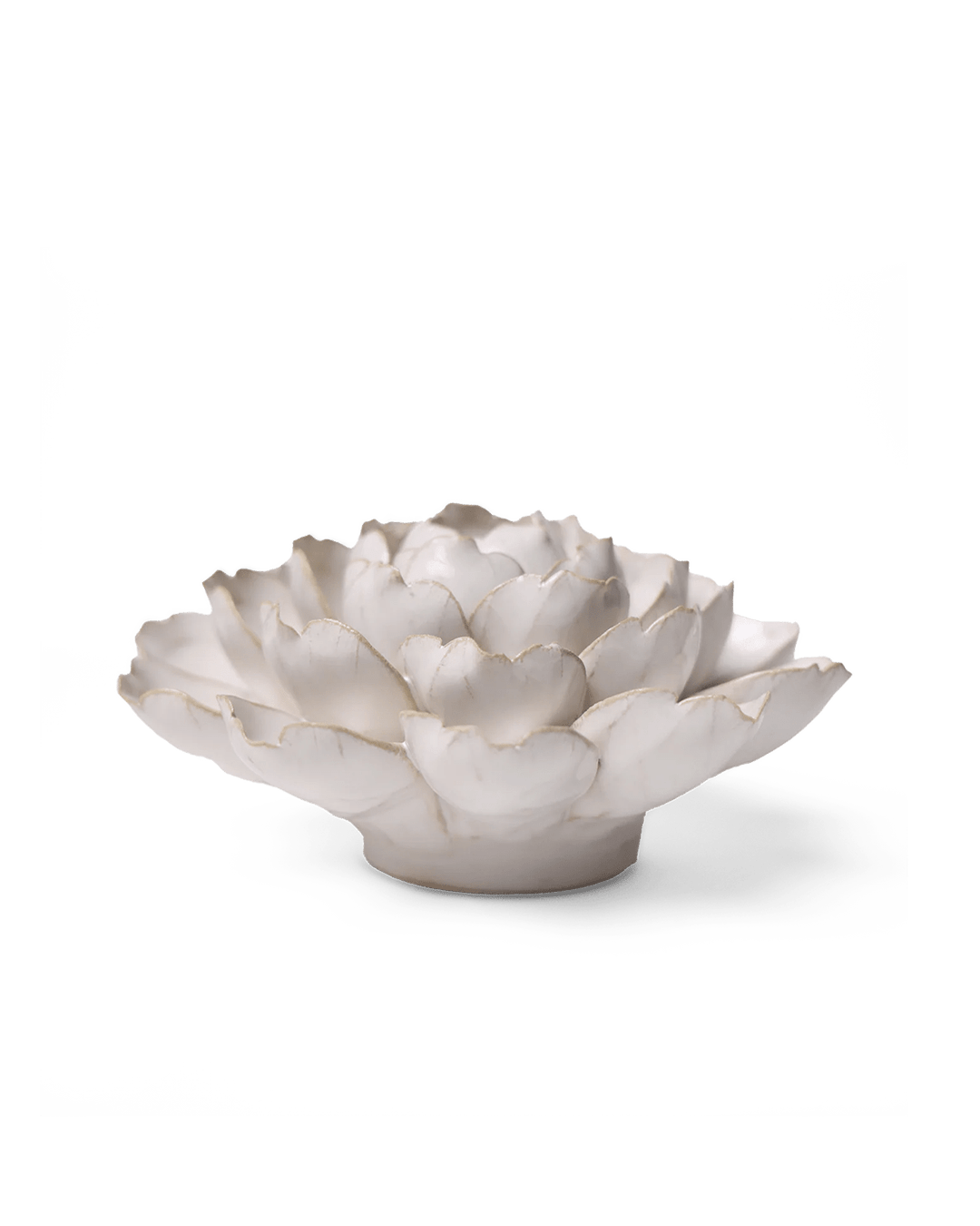Ivory Cabbage Flower ceramic wall flower — Coastal collection — designed in Toronto by Chive Studio