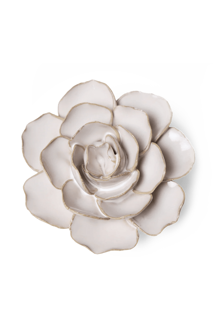 Ivory Amandine Ranunculus - Chive Ceramics Studio - Ceramic Flowers - Chive Ceramics Studio