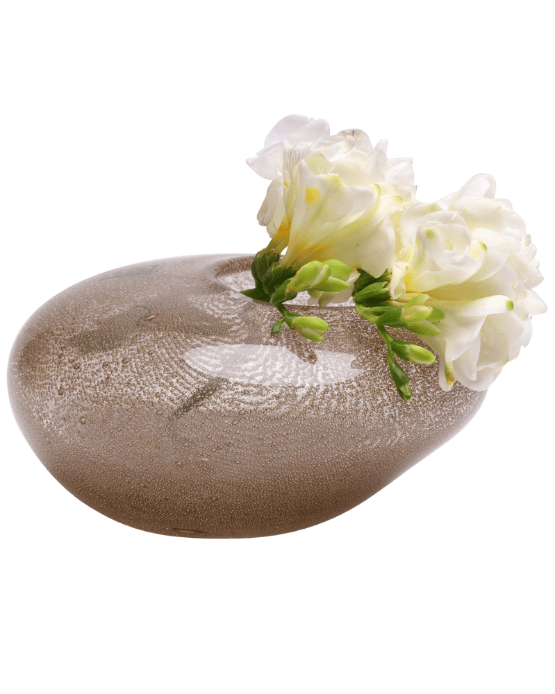 Copper Glass Modern Flower Vase - Chive Ceramics Studio - Vases - Chive Ceramics Studio