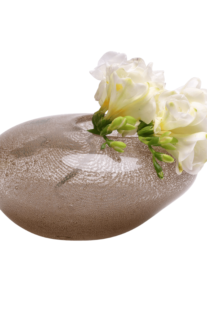 Copper Glass Modern Flower Vase - Chive Ceramics Studio - Vases - Chive Ceramics Studio