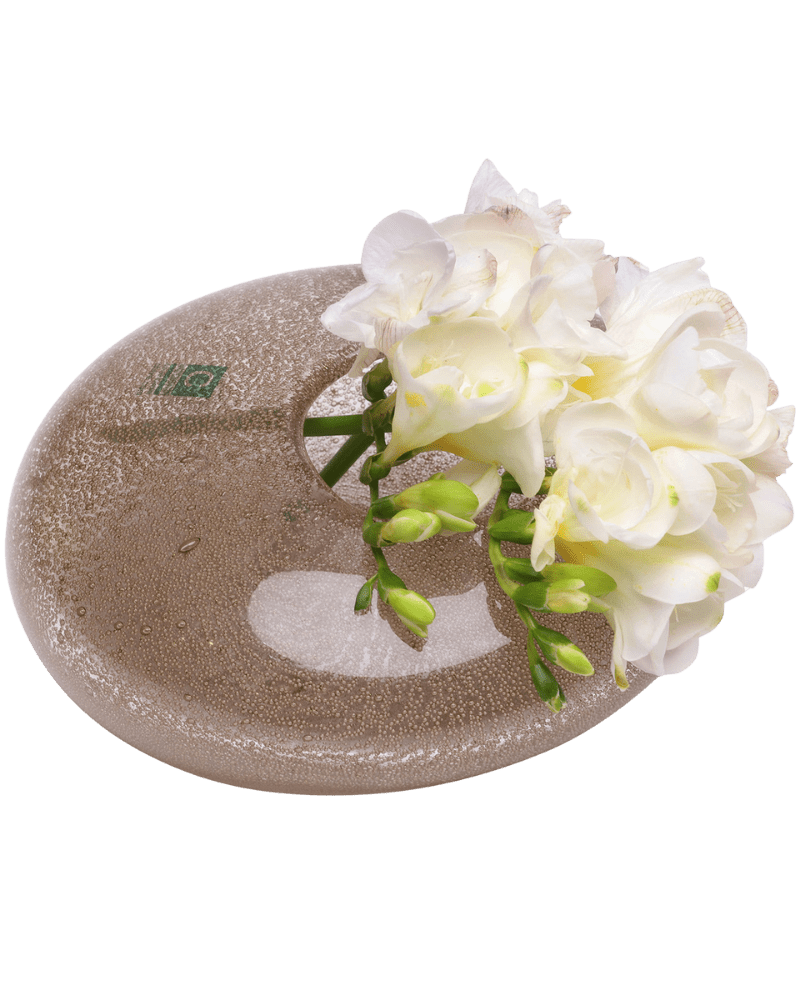 Copper Glass Modern Flower Vase - Chive Ceramics Studio - Vases - Chive Ceramics Studio