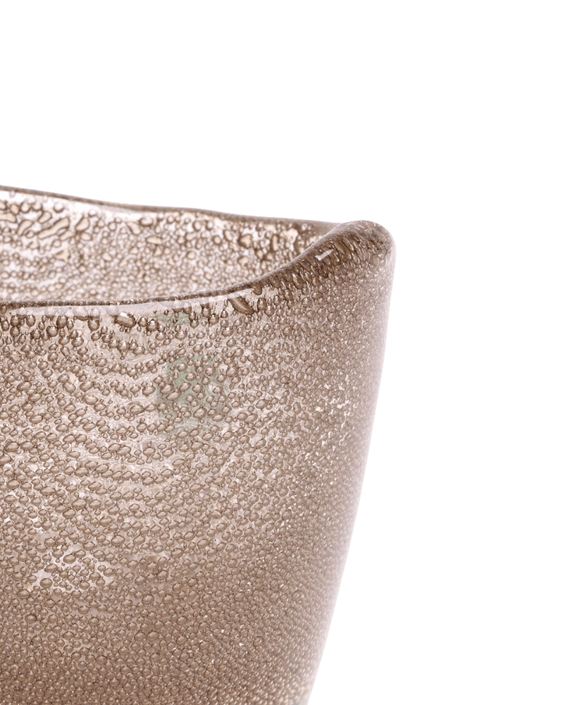 Copper Glass Modern Flower Vase - Chive Ceramics Studio - Vases - Chive Ceramics Studio