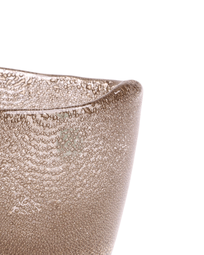 Copper Glass Modern Flower Vase - Chive Ceramics Studio - Vases - Chive Ceramics Studio