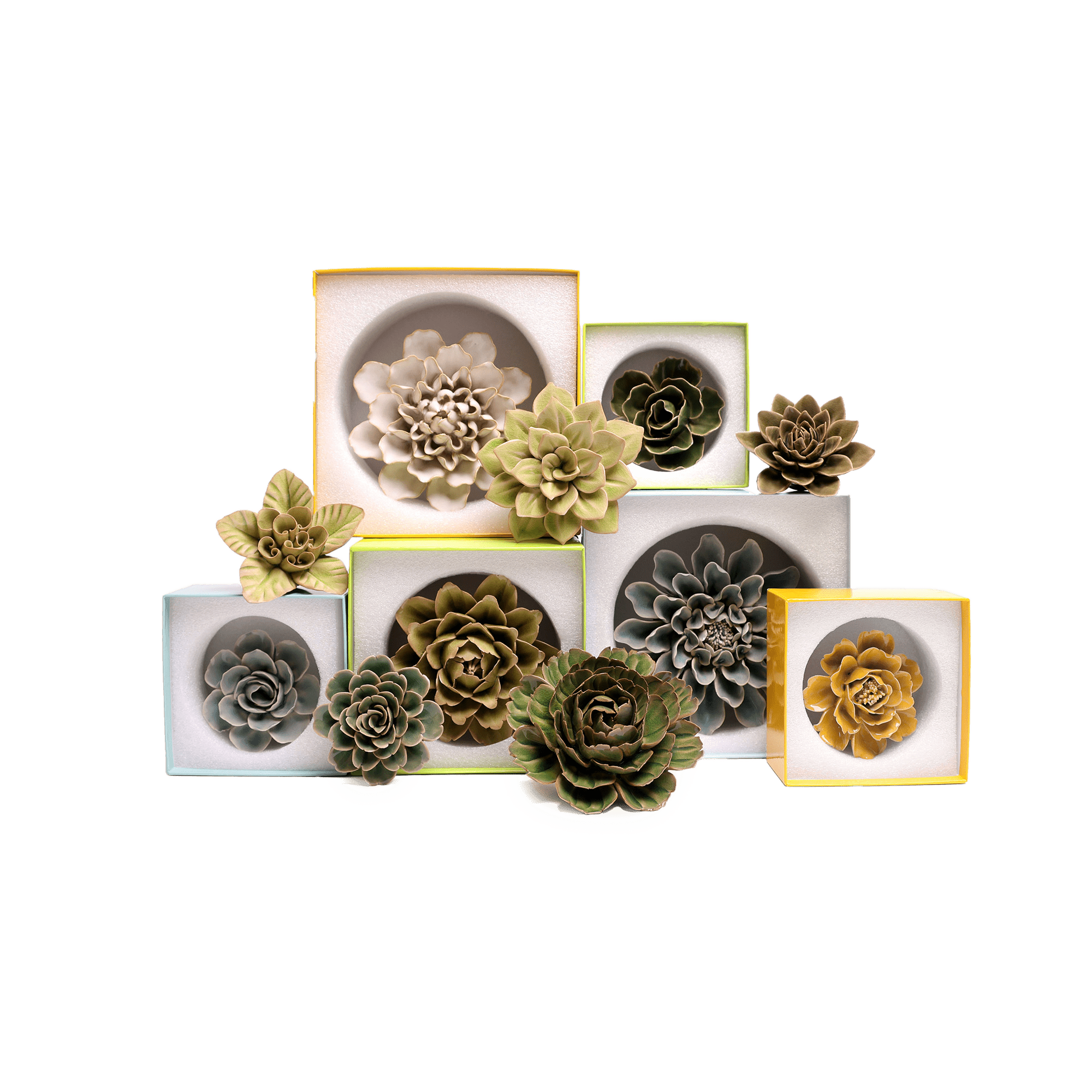 Ceramic Flowers Stockholm Set - Chive Ceramics Studio - Ceramic Flower Sets - Chive US