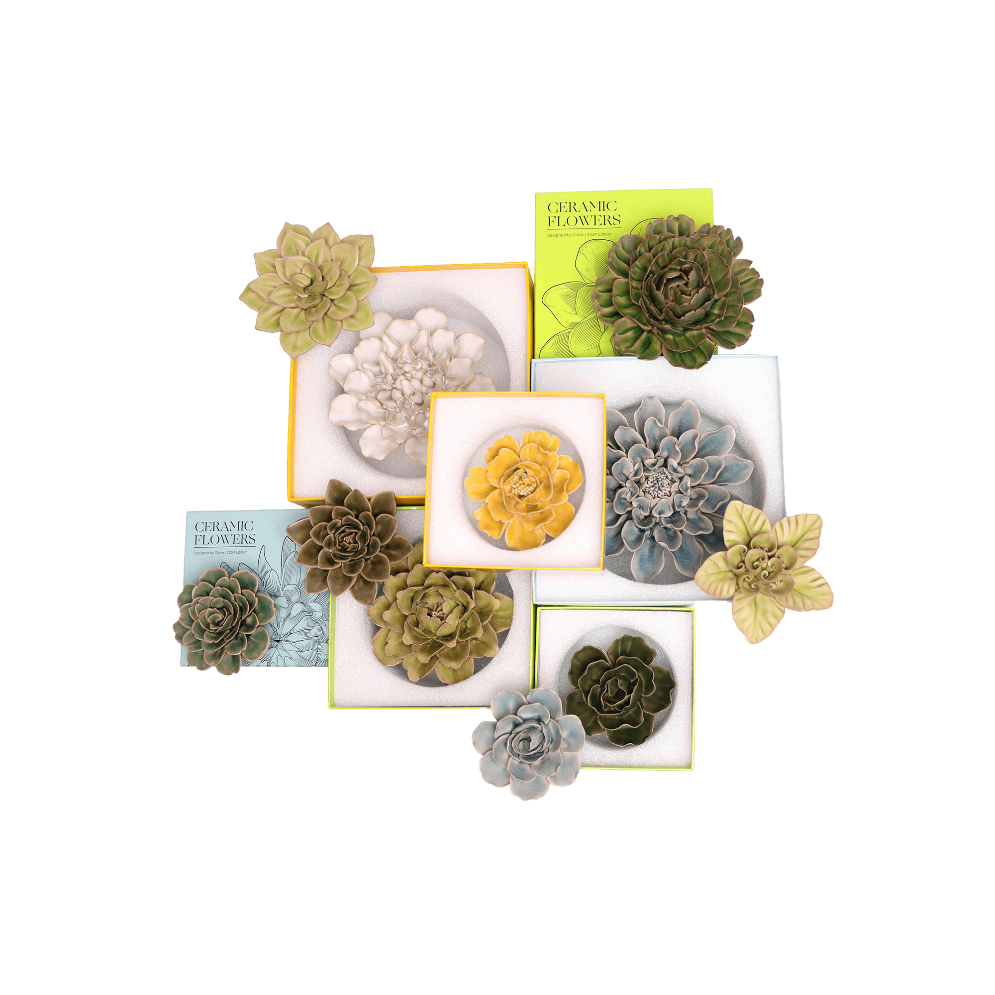 Ceramic Flowers Stockholm Set - Chive Ceramics Studio - Ceramic Flower Sets - Chive US