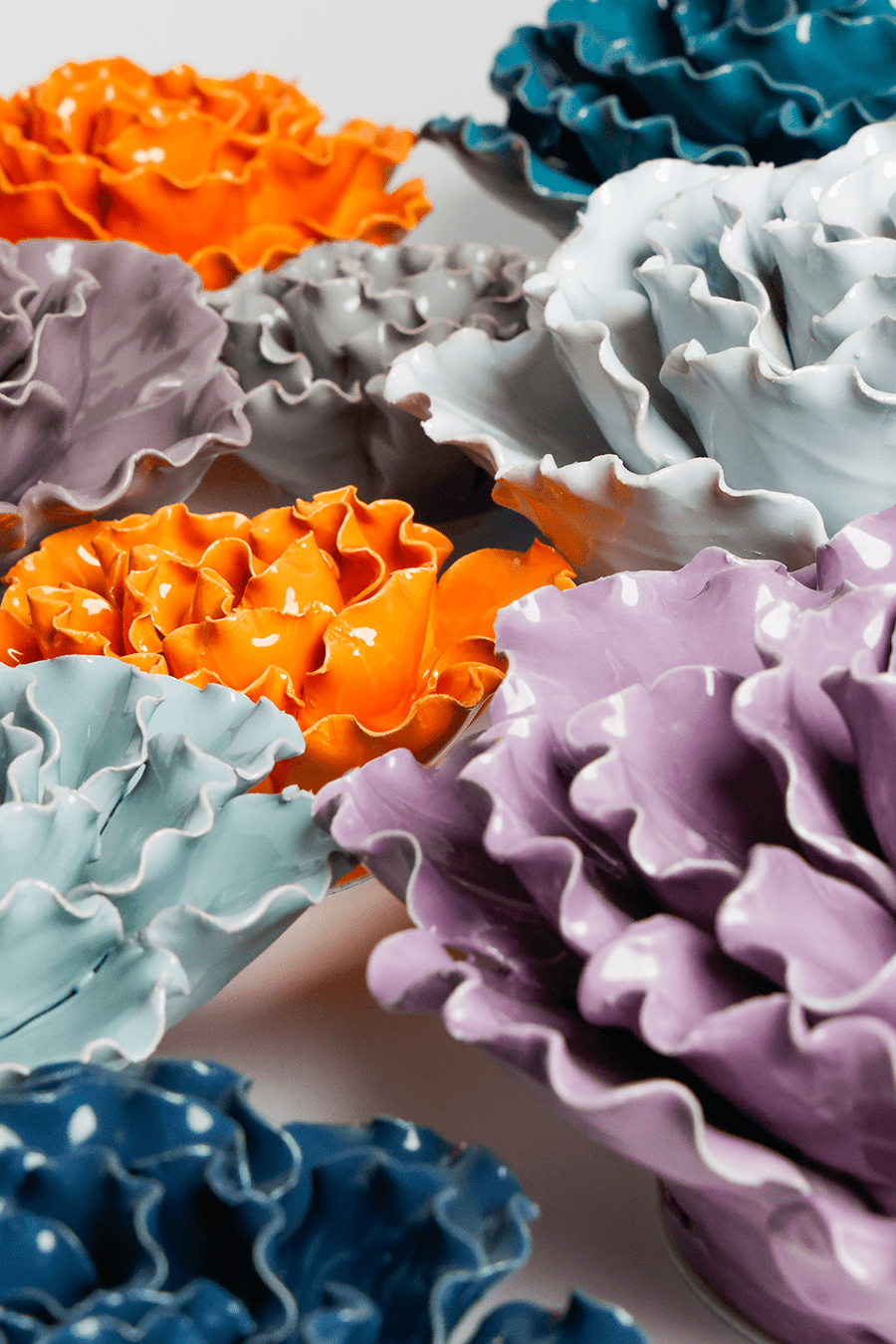 Ceramic Flower Sea Lettuce - Chive Ceramics Studio - Ceramic Flowers - Chive US Wholesale