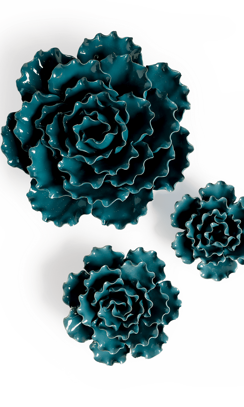Ceramic Flower Sea Lettuce - Chive Ceramics Studio - Ceramic Flowers - Chive US Wholesale