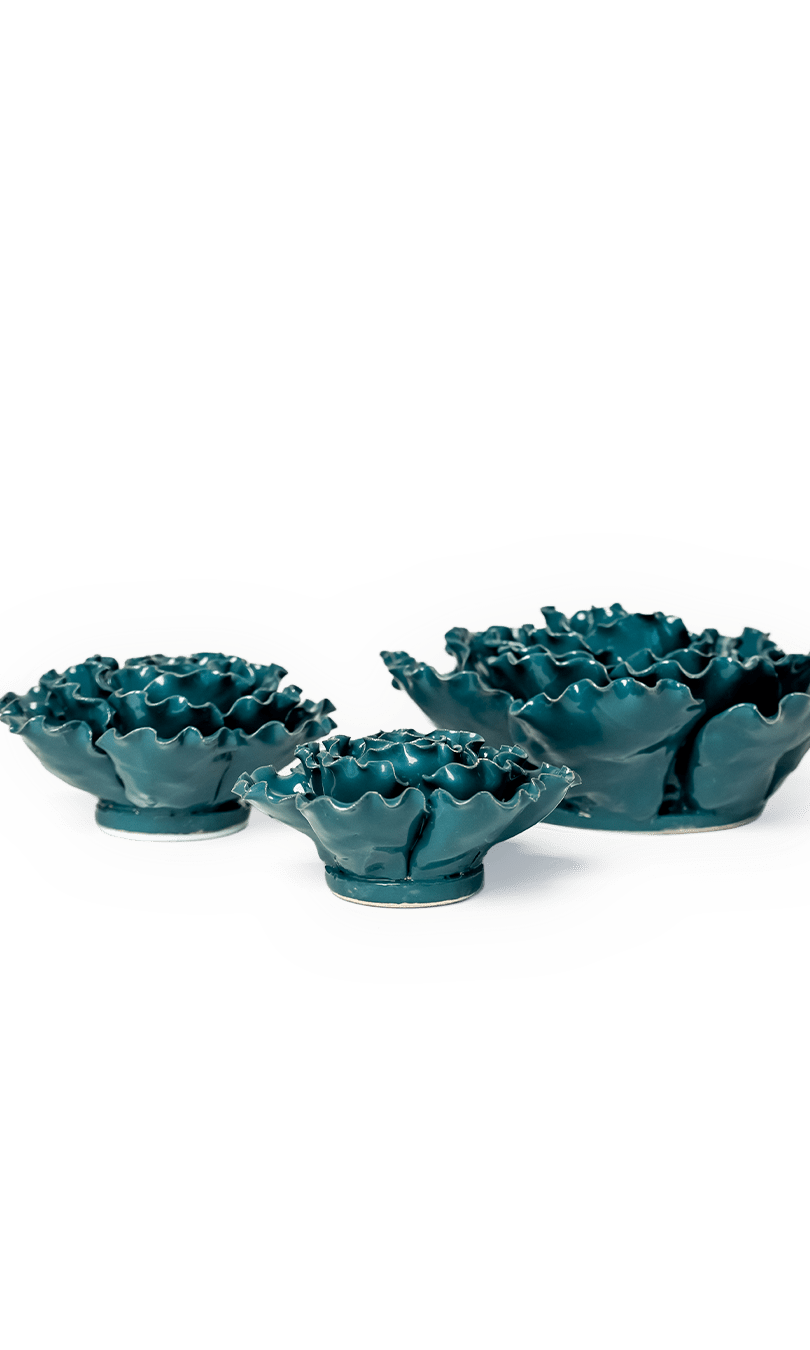 Ceramic Flower Sea Lettuce - Chive Ceramics Studio - Ceramic Flowers - Chive US Wholesale