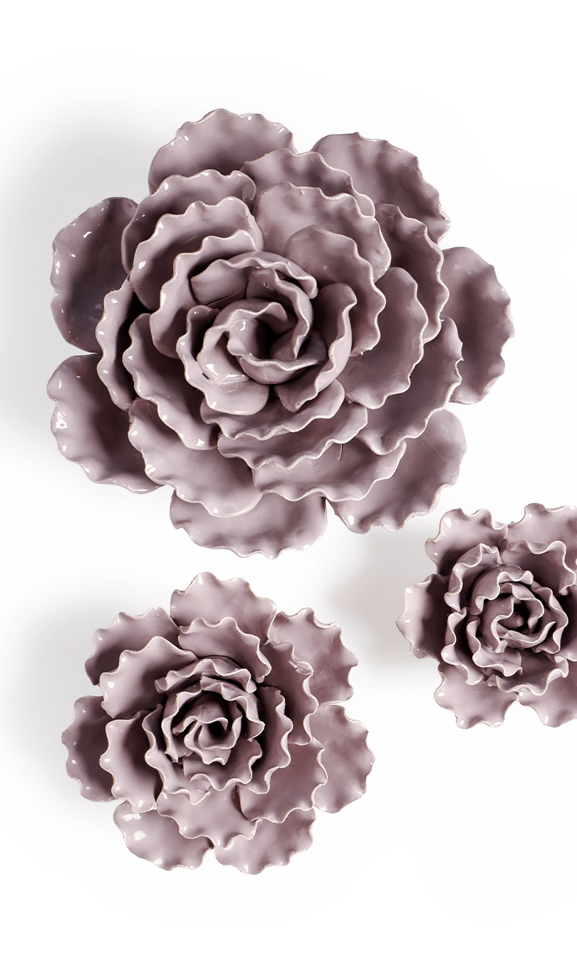 Ceramic Flower Sea Lettuce - Chive Ceramics Studio - Ceramic Flowers - Chive US Wholesale