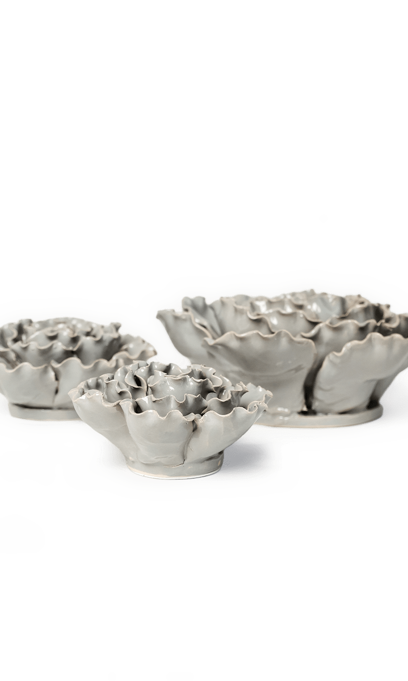 Ceramic Flower Sea Lettuce - Chive Ceramics Studio - Ceramic Flowers - Chive US Wholesale