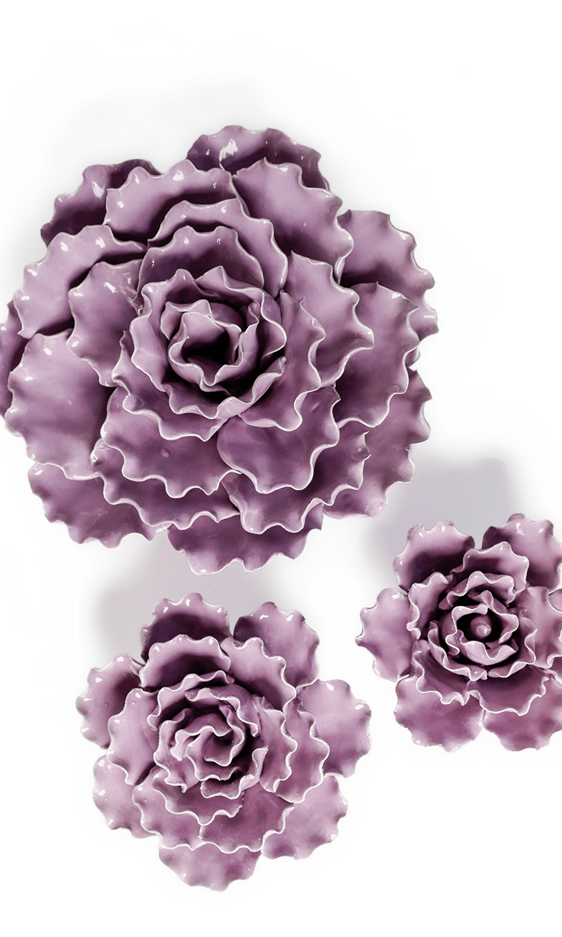 Ceramic Flower Sea Lettuce - Chive Ceramics Studio - Ceramic Flowers - Chive US Wholesale