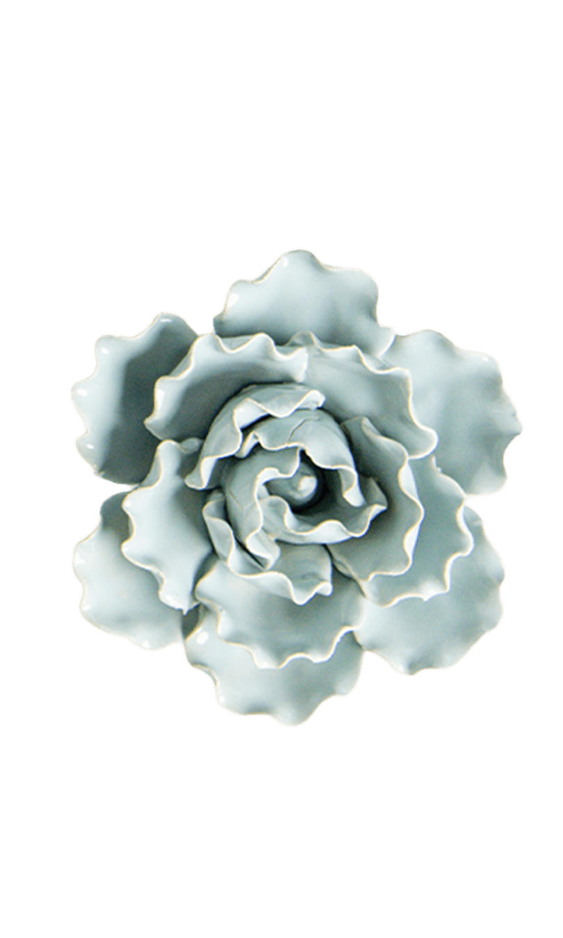 Ceramic Flower Sea Lettuce - Chive Ceramics Studio - Ceramic Flowers - Chive US Wholesale