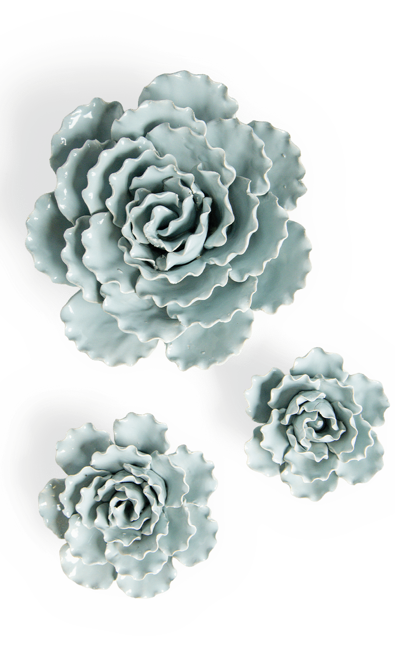Ceramic Flower Sea Lettuce - Chive Ceramics Studio - Ceramic Flowers - Chive US Wholesale