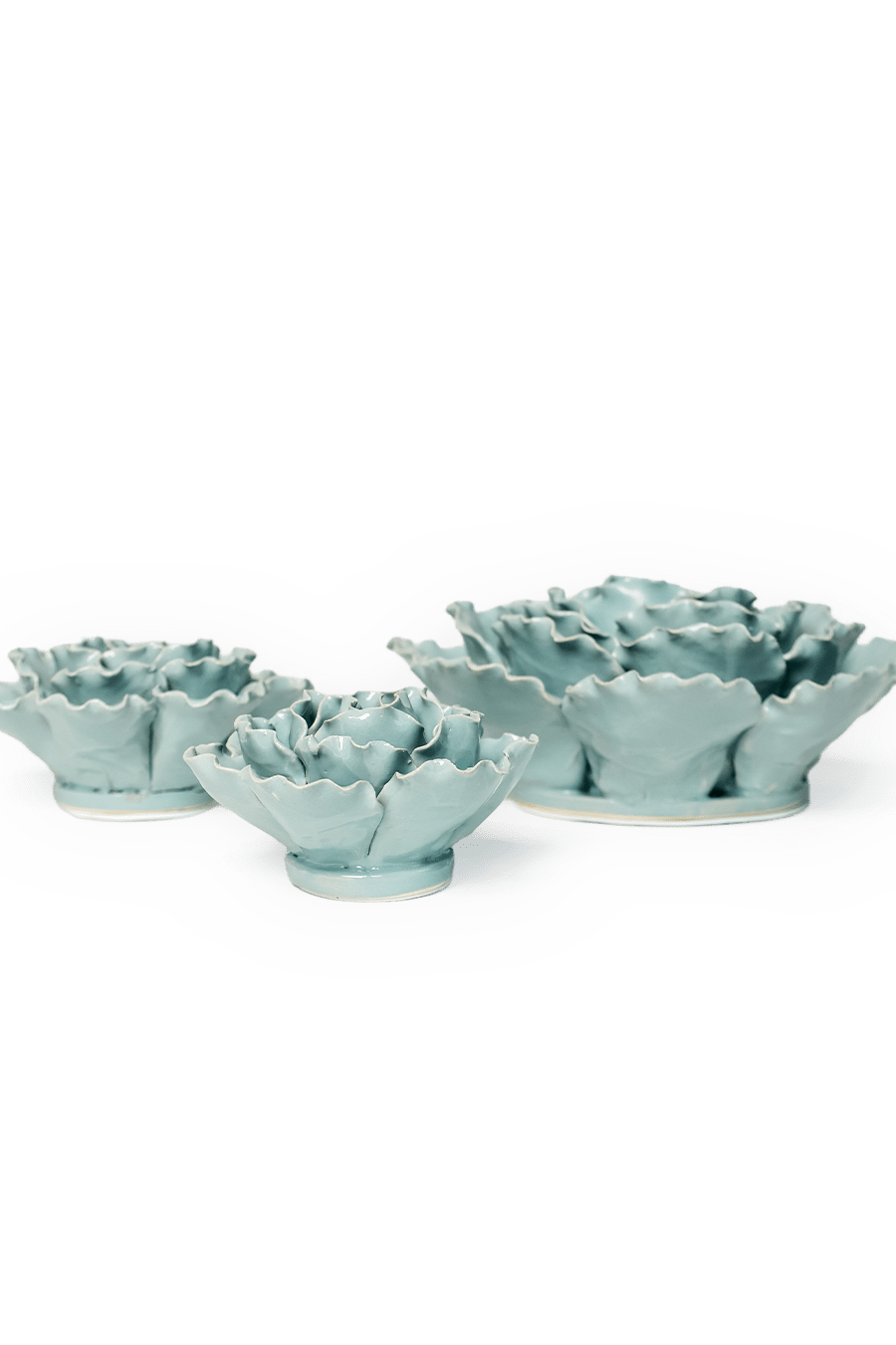 Ceramic Flower Sea Lettuce - Chive Ceramics Studio - Ceramic Flowers - Chive US Wholesale