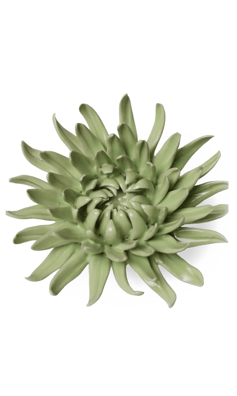 Ceramic Flower - Flower Green 12 - Chive Ceramics Studio - Ceramic Flowers - Chive US