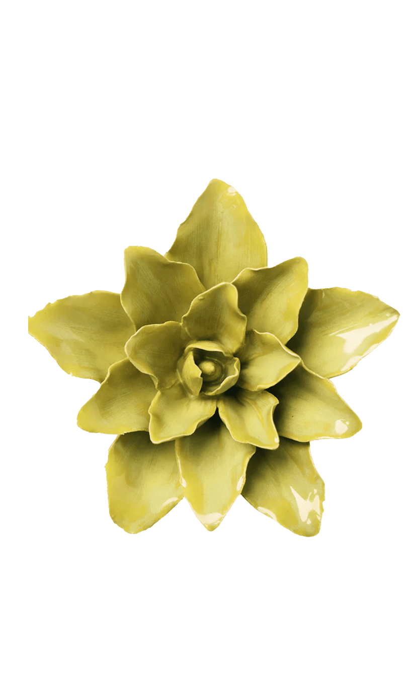 July Birth Flower - Water Lily - Chive Ceramics Studio - Ceramic Flowers - Chive Ceramics Studio