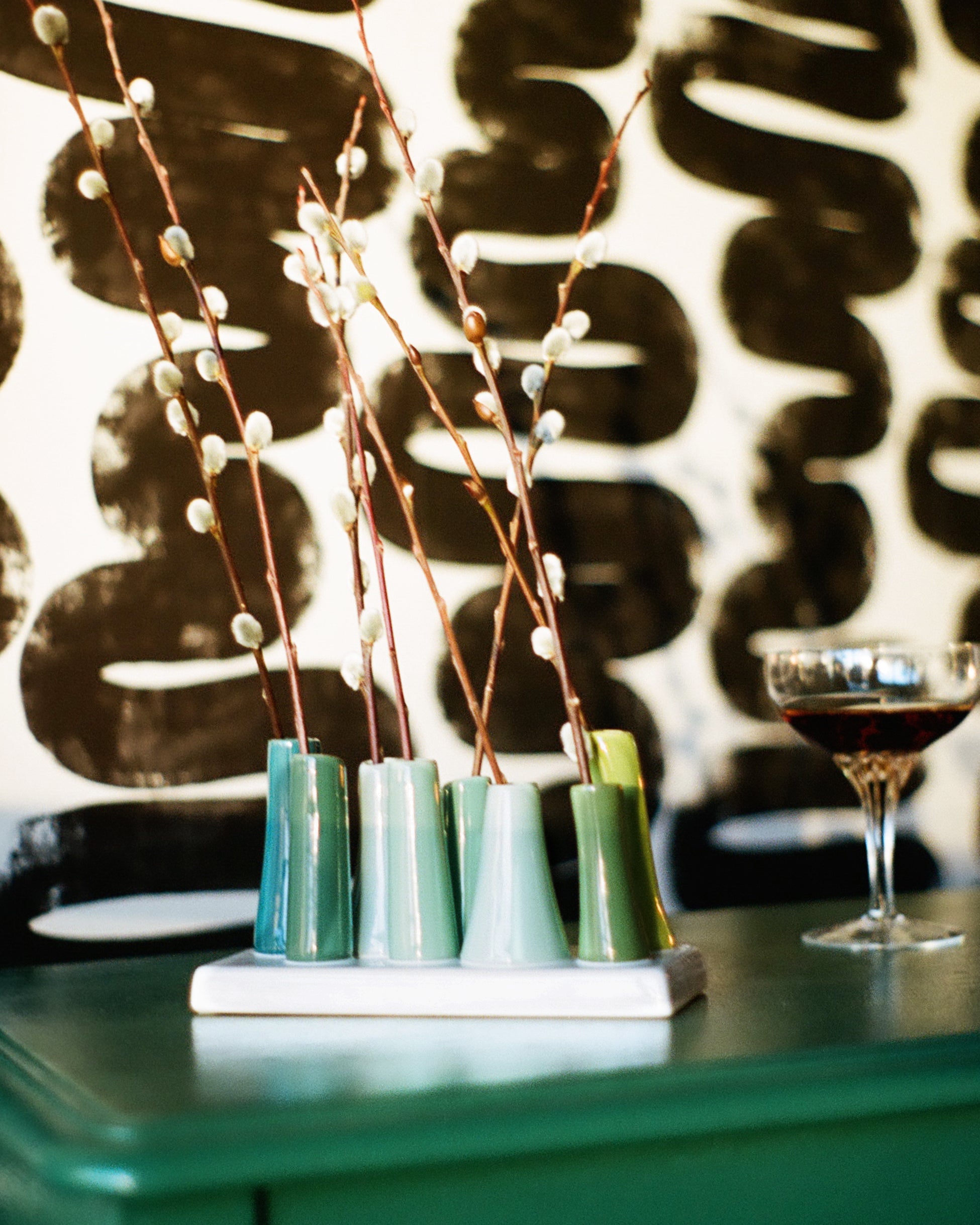 Pooley Modern Bud Vase For Flowers - Chive Ceramics Studio - Vases - Chive Ceramics Studio