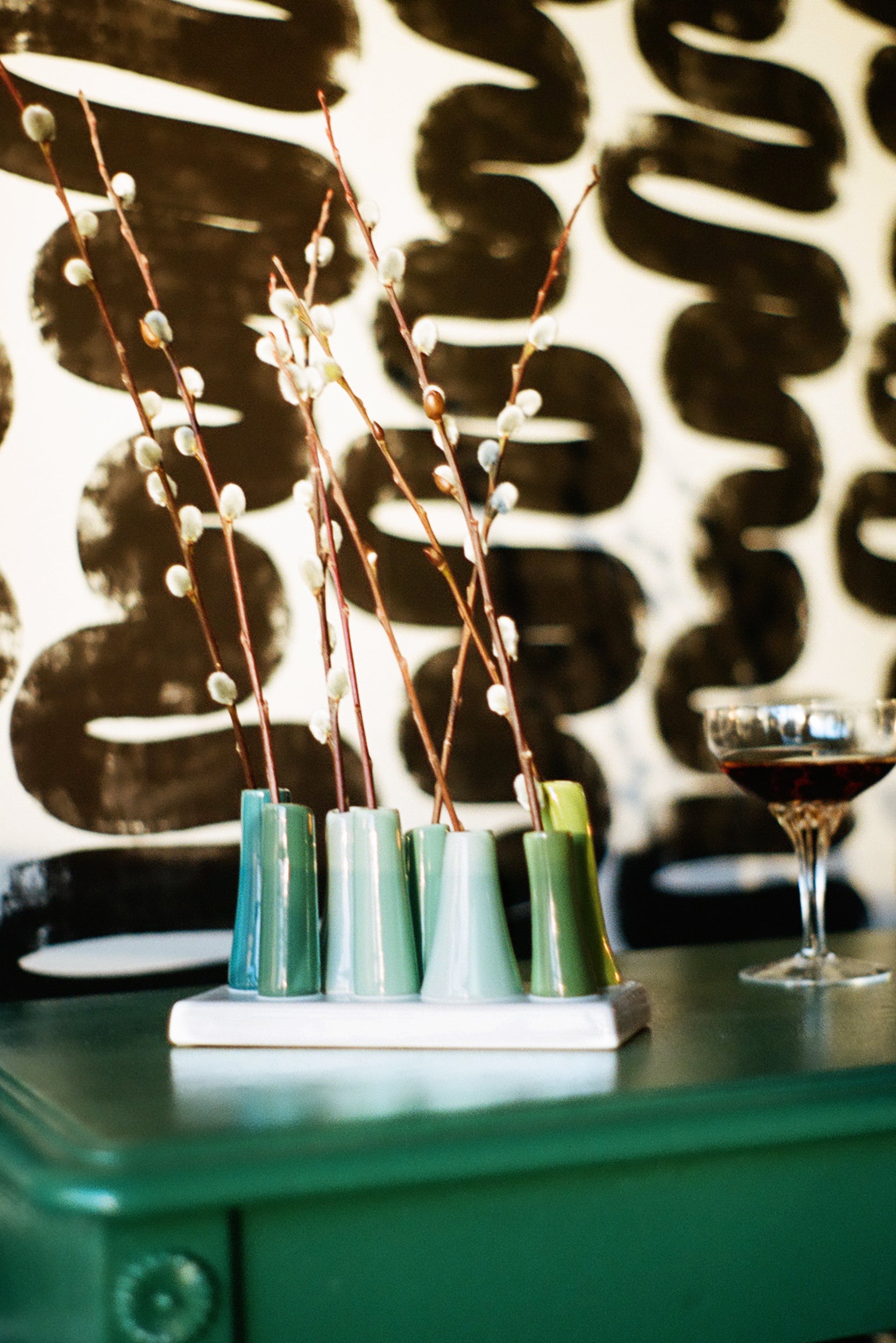 Pooley Modern Bud Vase For Flowers - Chive Ceramics Studio - Vases - Chive Ceramics Studio