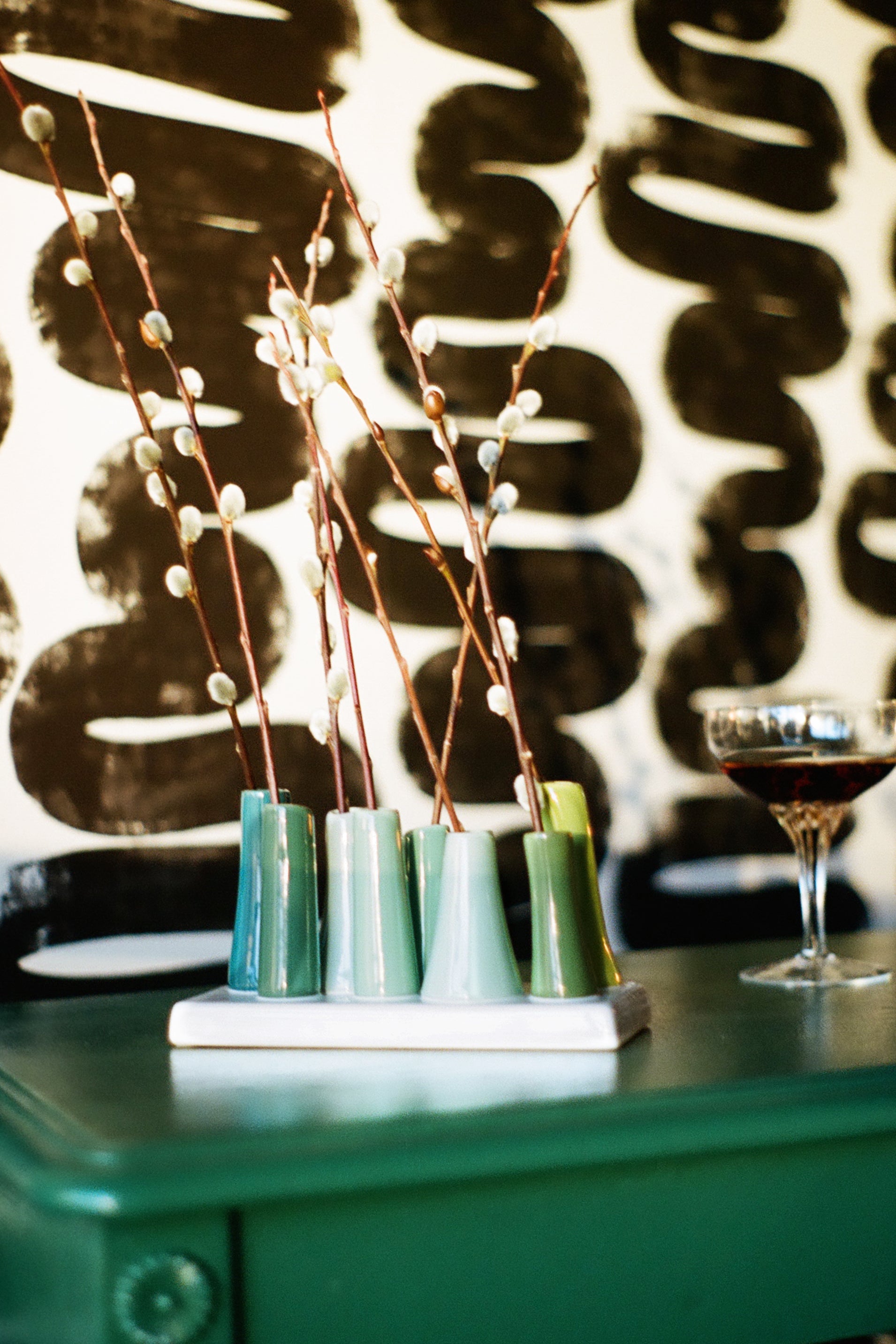 Pooley Modern Bud Vase For Flowers - Chive Ceramics Studio - Vases - Chive Ceramics Studio