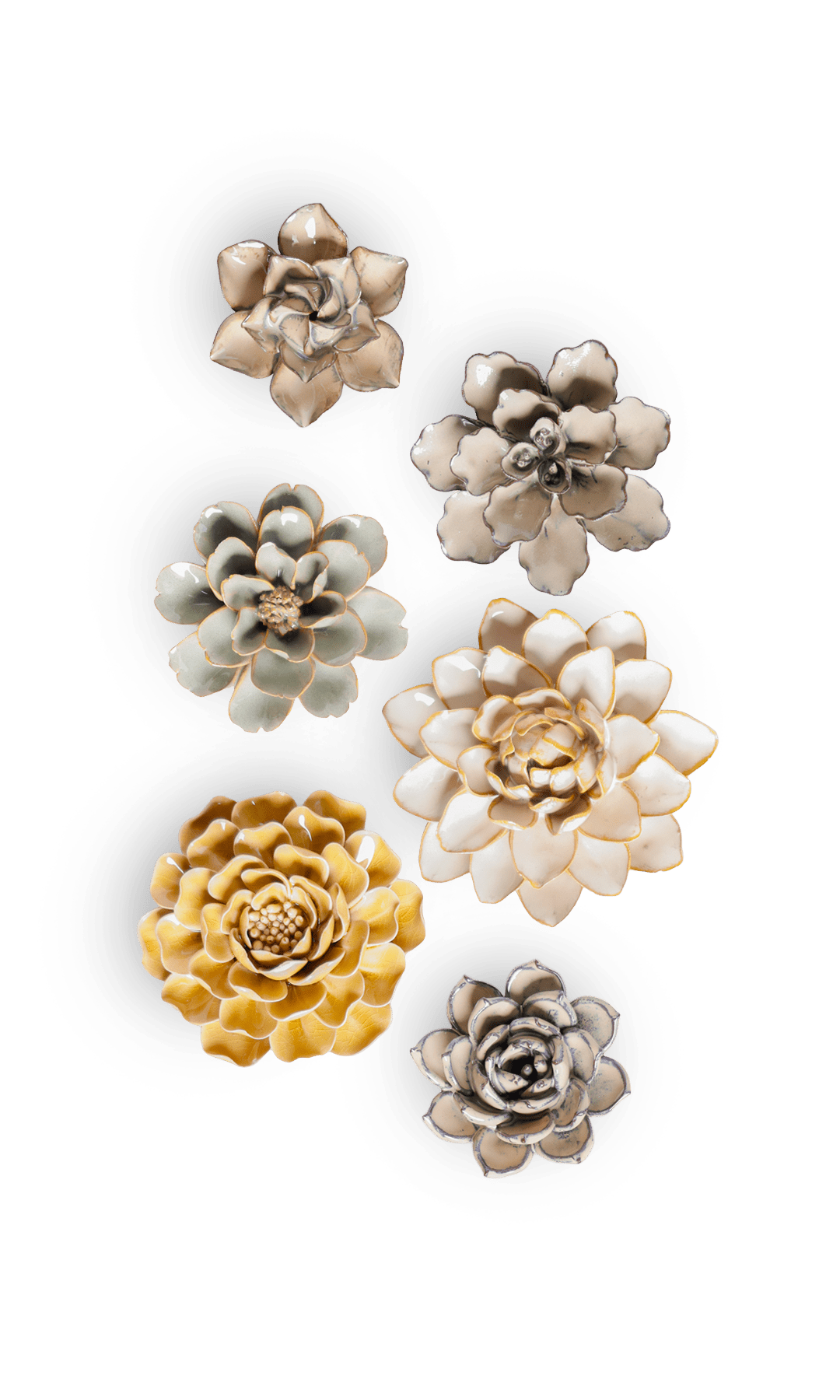 Princeton - 6 Piece Curated Set - Chive Ceramics Studio - Ceramic Flower Sets - Chive Ceramics Studio