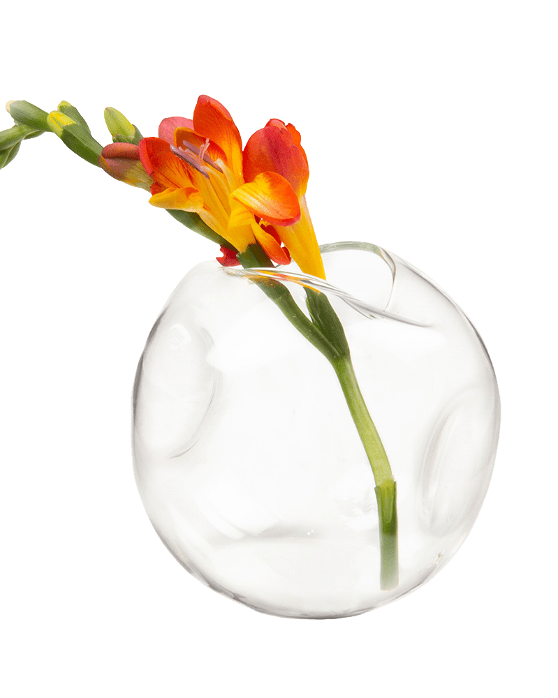 Dent Glass Modern Flower Vase - Chive Ceramics Studio - Vases - Chive US