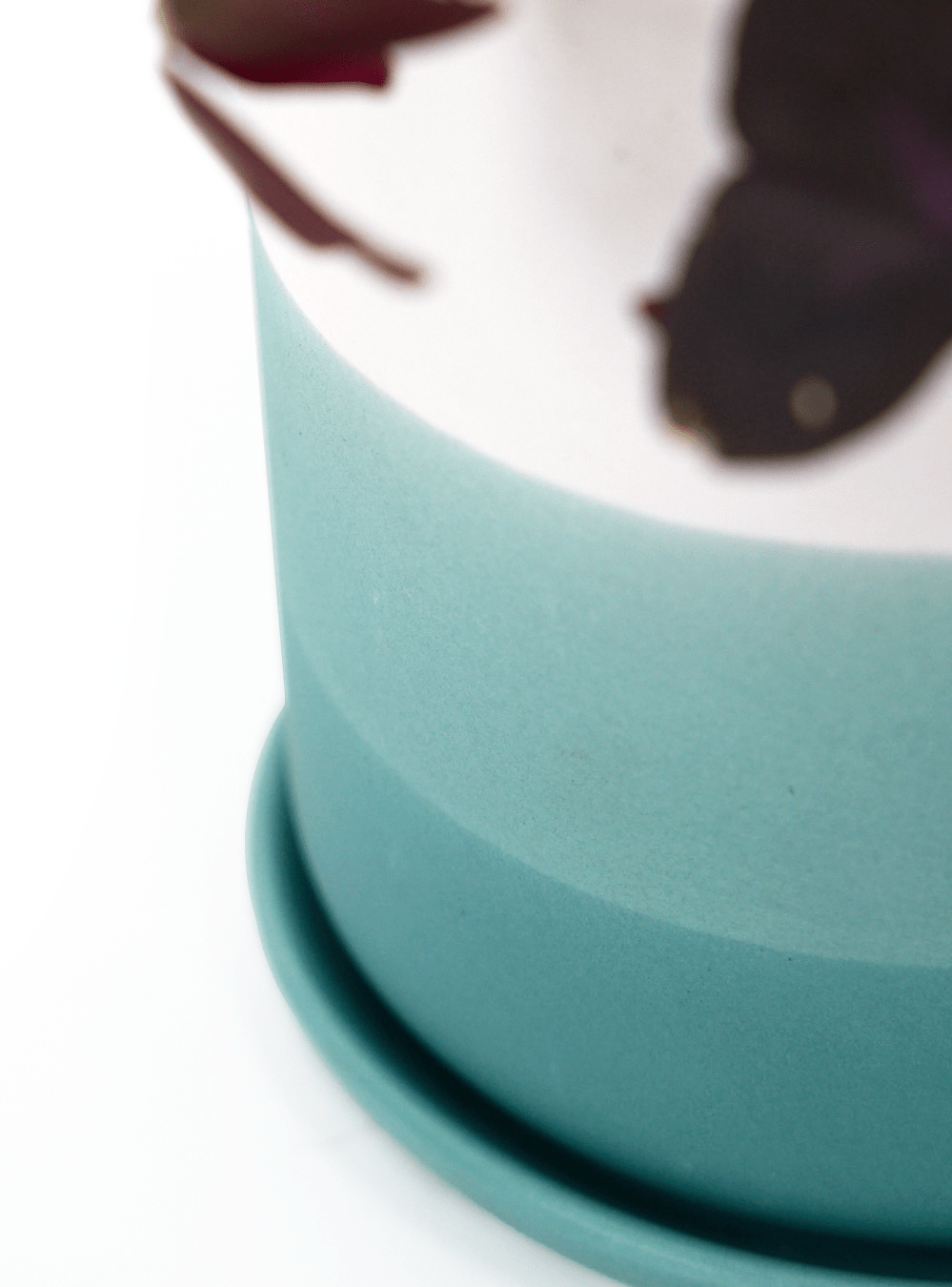 Devo Porcelain Planter With Drainage Hole And Saucer - Chive Ceramics Studio - Pots - Chive US