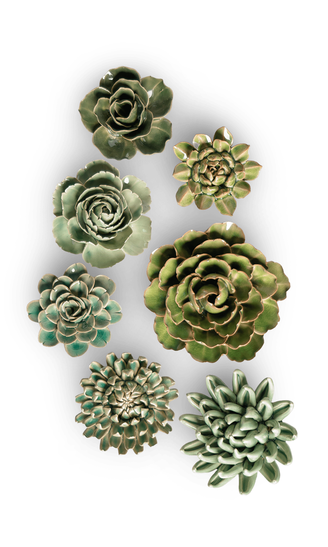 Essex - 7 Piece Curated Set - Chive Ceramics Studio - Ceramic Flower Sets - Chive Ceramics Studio