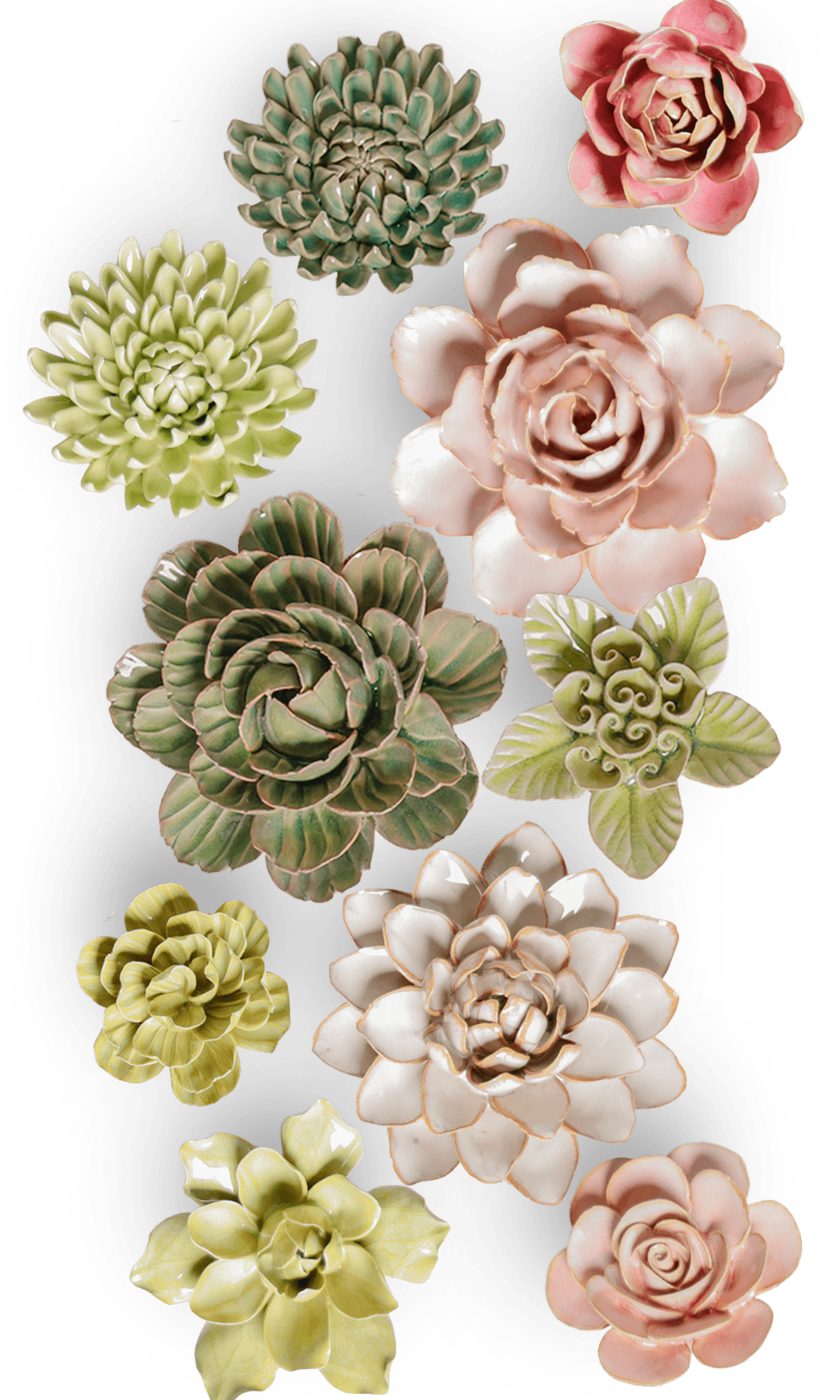 London - 23 Piece Curated Set - Chive Ceramics Studio - Ceramic Flower Sets - Chive Ceramics Studio