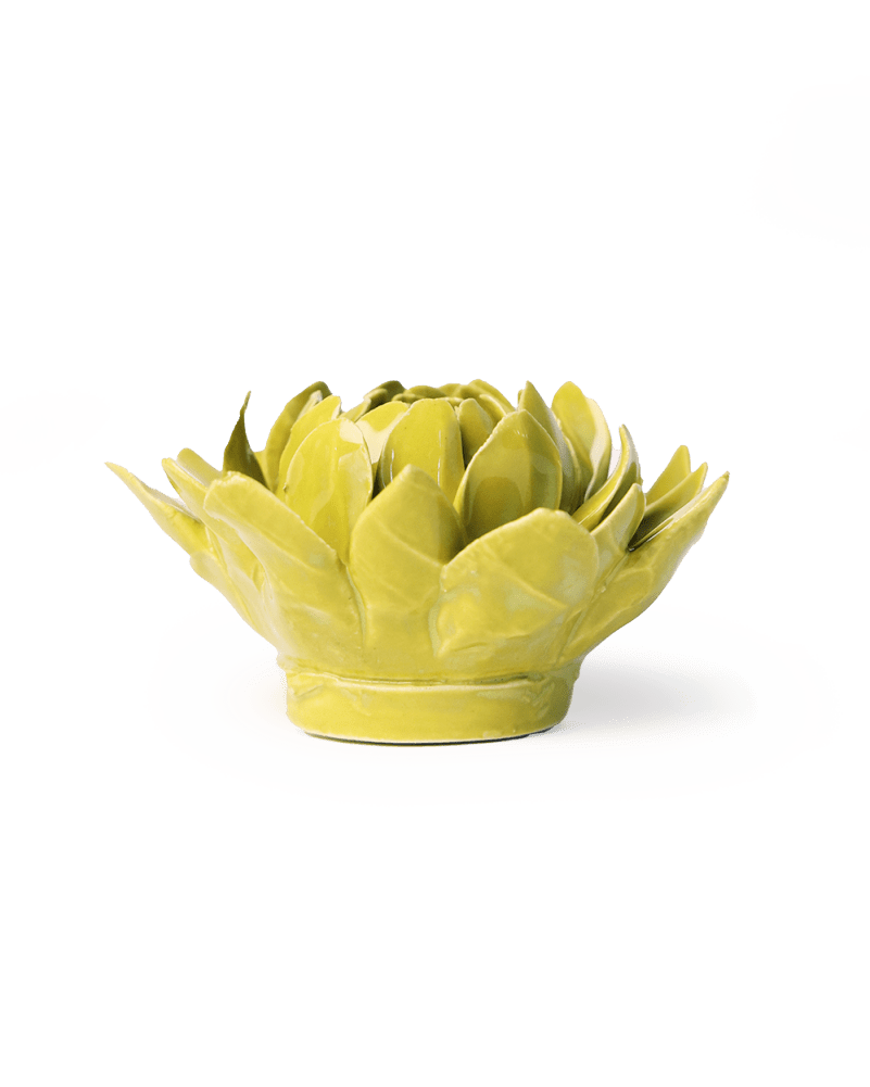 Chartreuse Sugarbush Protea - Chive Ceramics Studio - Ceramic Flowers - Chive Ceramics Studio