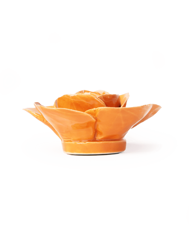 Orange Elegance Ranunculus - Chive Ceramics Studio - Ceramic Flowers - Chive Ceramics Studio