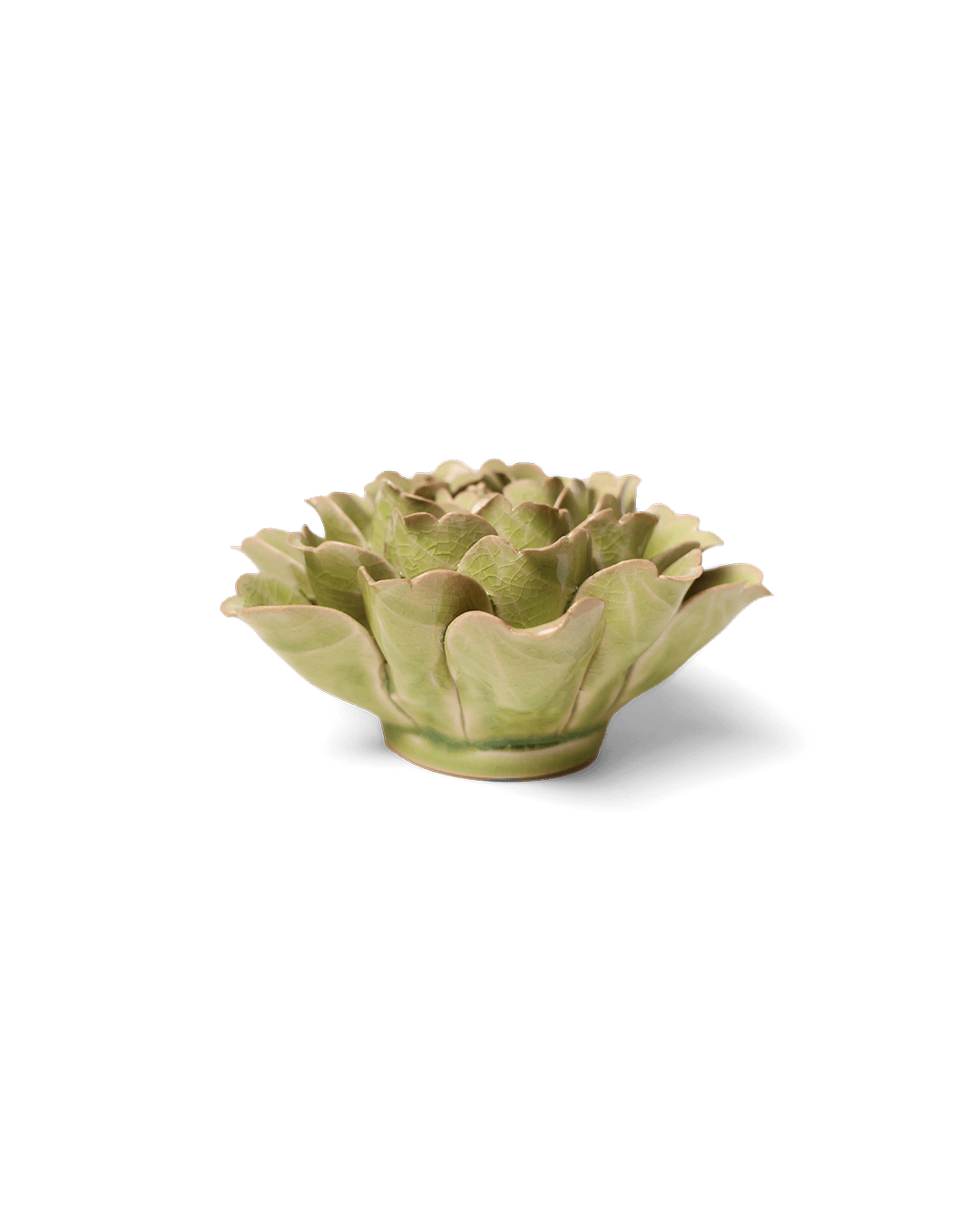 Peridot Peony ceramic wall flower — English Garden collection — designed in Toronto by Chive Studio