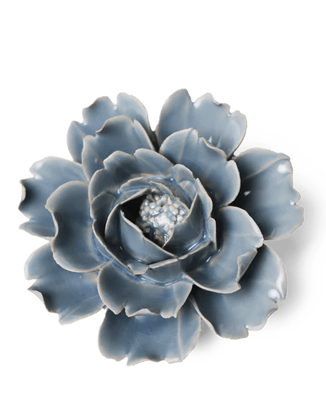 EG08 Pastel Blue Rose - Chive Ceramics Studio - Ceramic Flowers - Chive Ceramics Studio