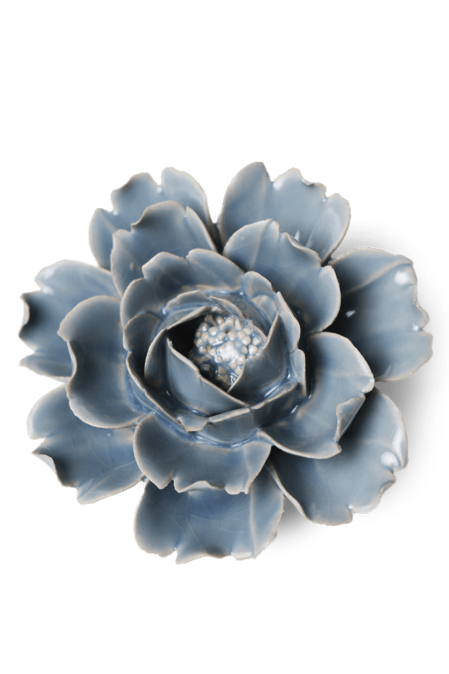 Pastel Blue Rose - Chive Ceramics Studio - Ceramic Flowers - Chive Ceramics Studio