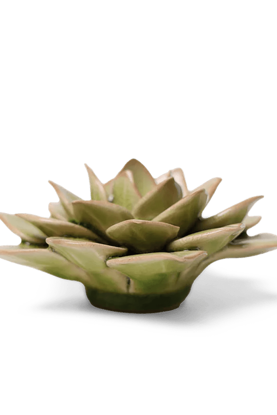 EG10 Peridot Green Fairy Echeveria - Chive Ceramics Studio - Ceramic Flowers - Chive Ceramics Studio