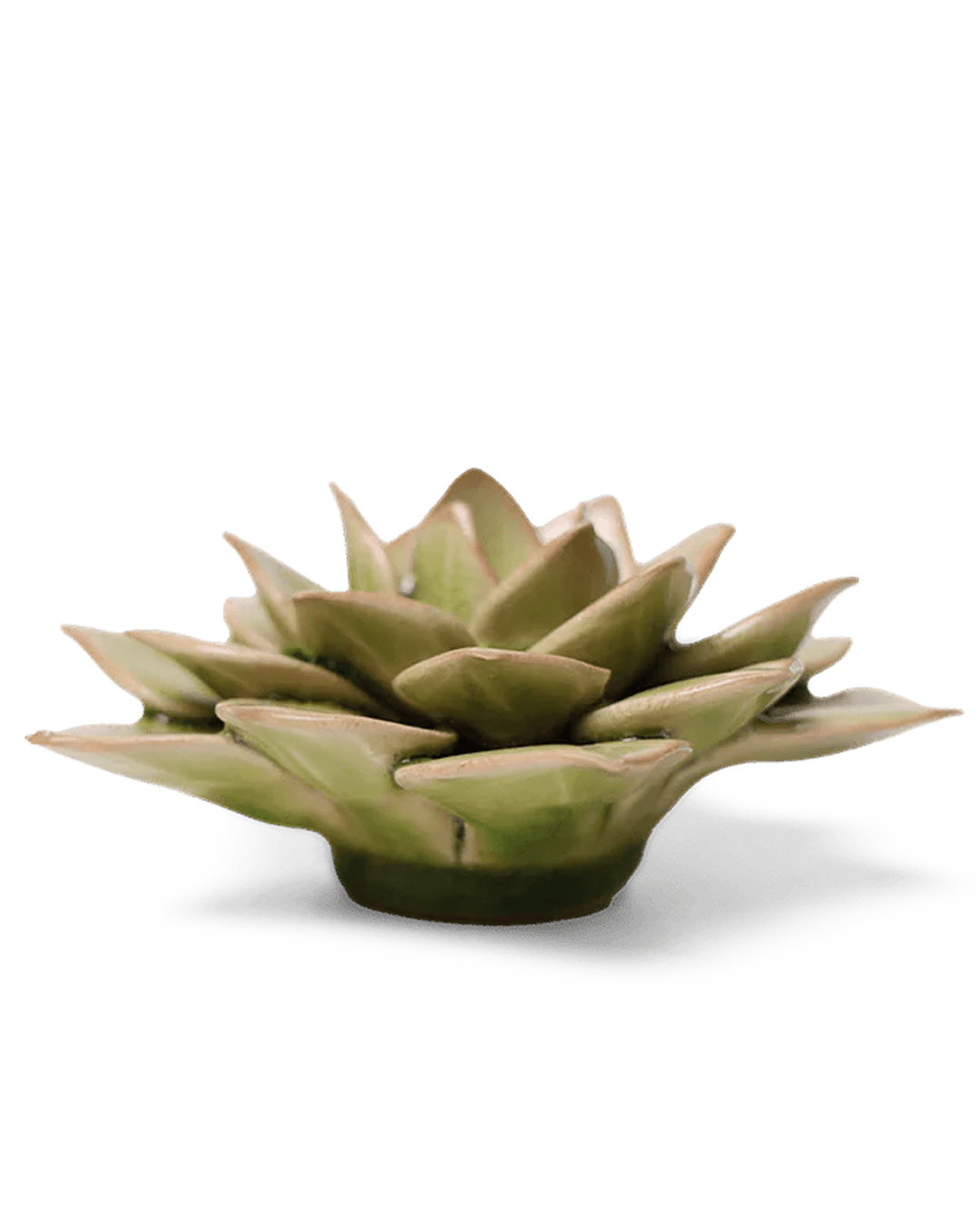 EG10 Peridot Green Fairy Echeveria - Chive Ceramics Studio - Ceramic Flowers - Chive Ceramics Studio