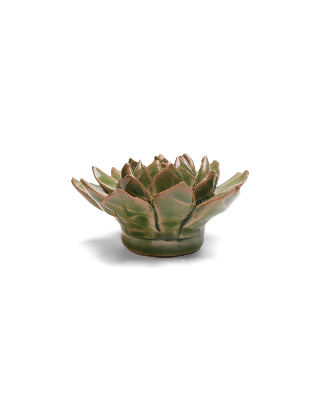 EG12 Avocado Green Firecracker Succulent - Chive Ceramics Studio - Ceramic Flowers - Chive Ceramics Studio