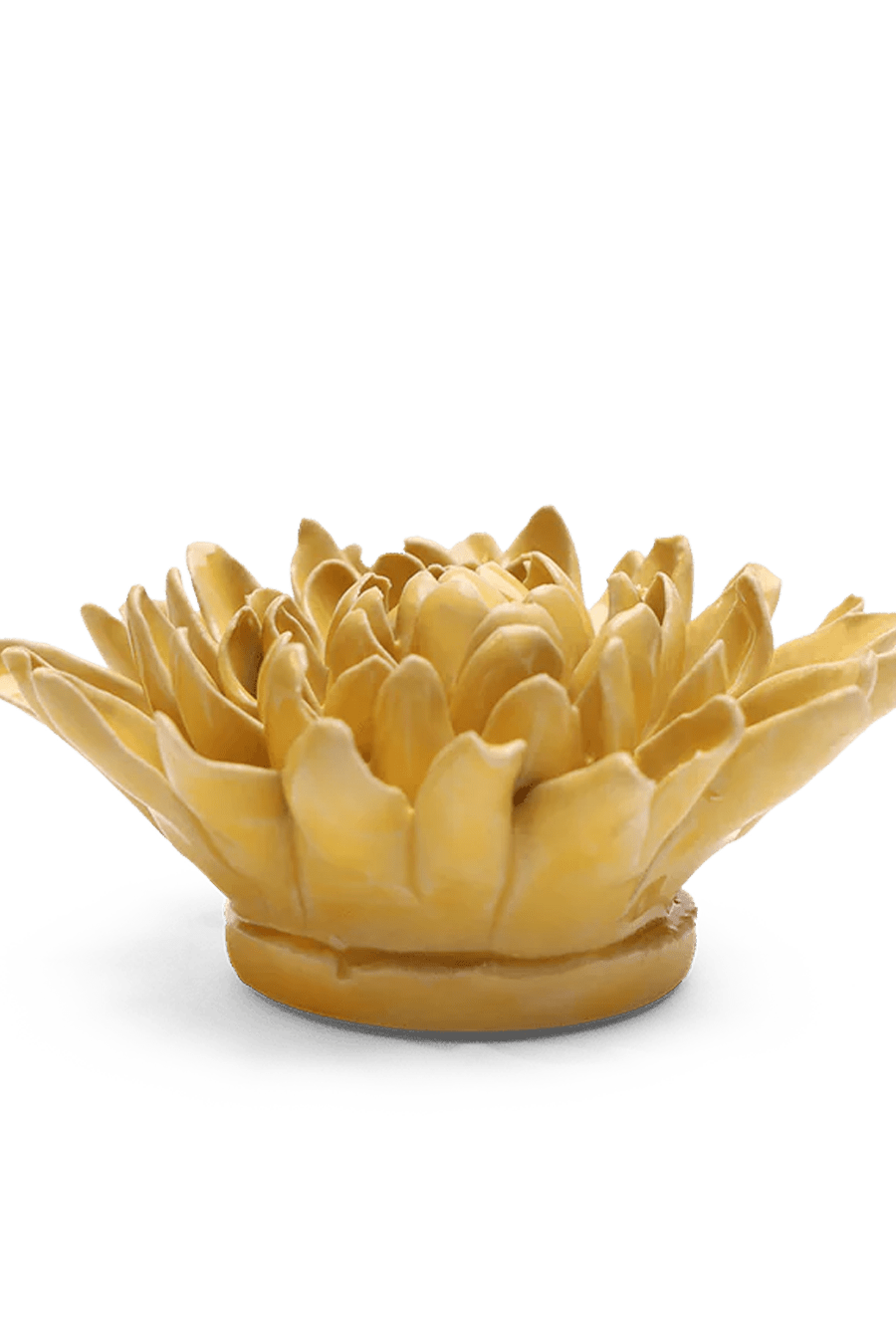 EG13 Buttercup Yellow Chrysanthemum - Chive Ceramics Studio - Ceramic Flowers - Chive Ceramics Studio