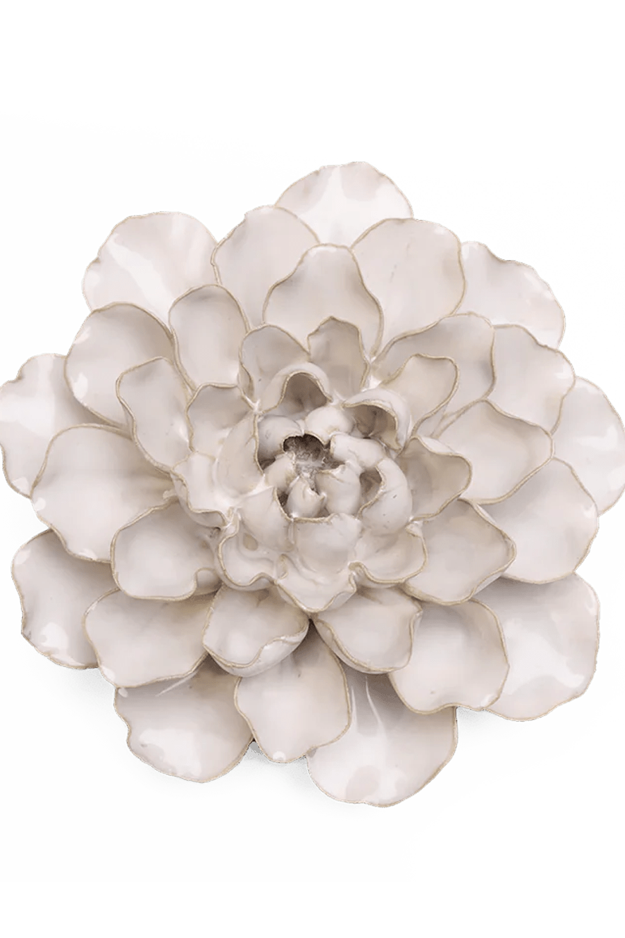 EG15 Ivory European Water Lily - Chive Ceramics Studio - Ceramic Flowers - Chive Ceramics Studio