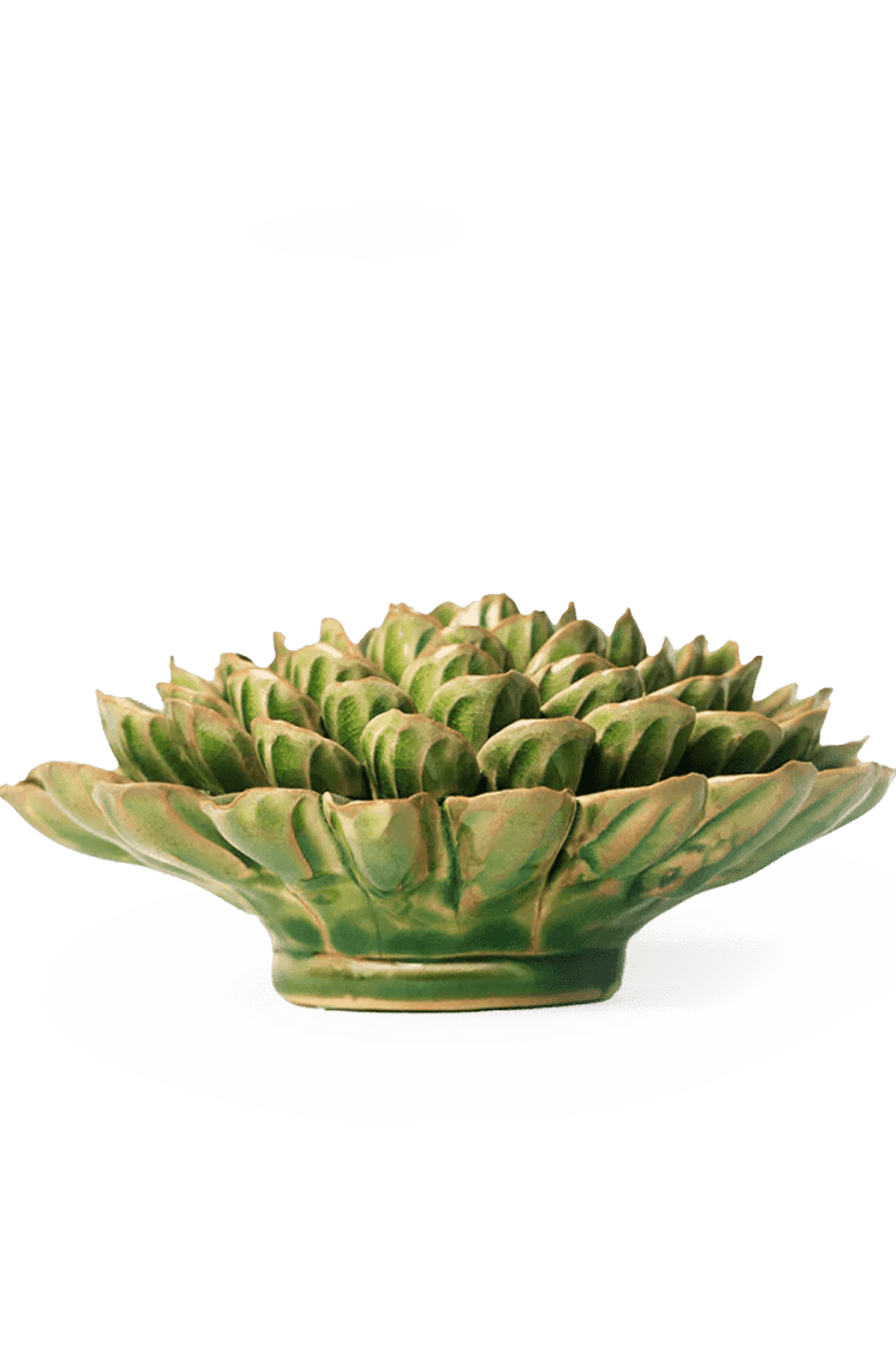 Avocado Green Unicorn Zinnia - Chive Ceramics Studio - Ceramic Flowers - Chive Ceramics Studio