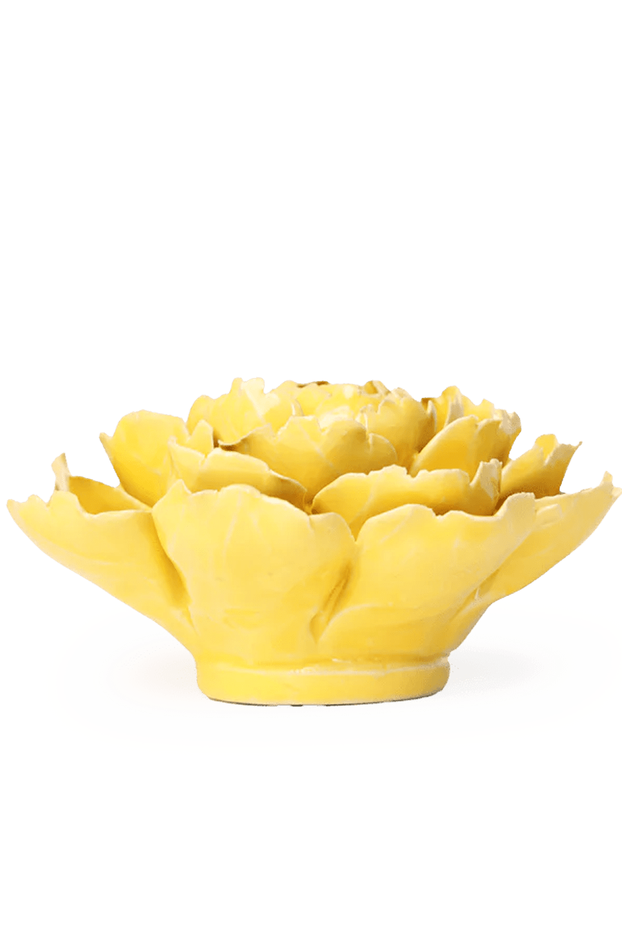 EG21 Buttercup Yellow Gay Paree Peony - Chive Ceramics Studio - Ceramic Flowers - Chive Ceramics Studio