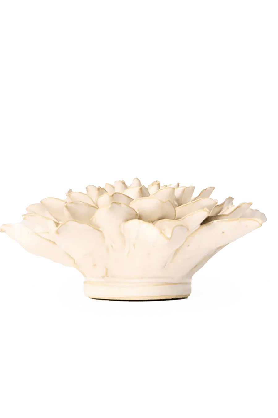 Ivory Azalea ceramic wall flower — English Garden collection — designed in Toronto by Chive Studio