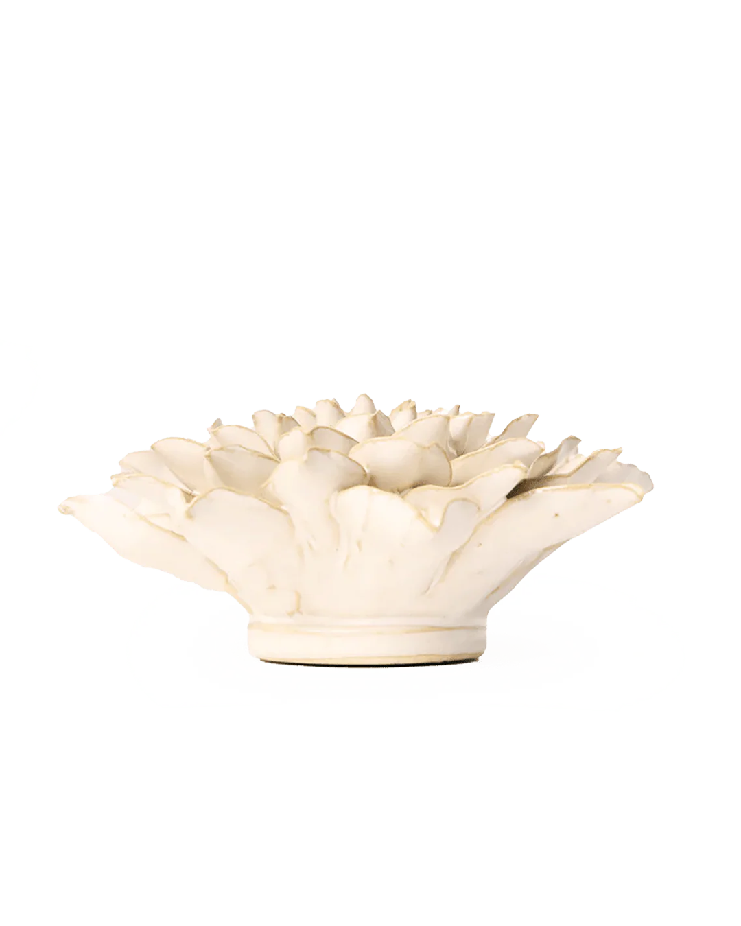 Ivory Azalea ceramic wall flower — English Garden collection — designed in Toronto by Chive Studio