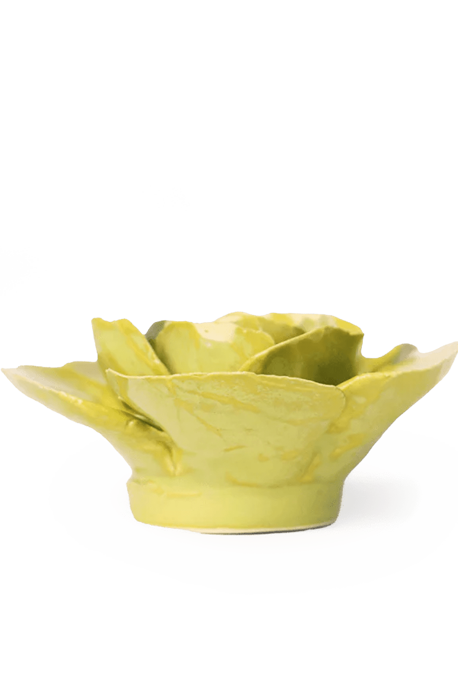 Peridot Lily ceramic wall flower — English Garden collection — designed in Toronto by Chive Studio