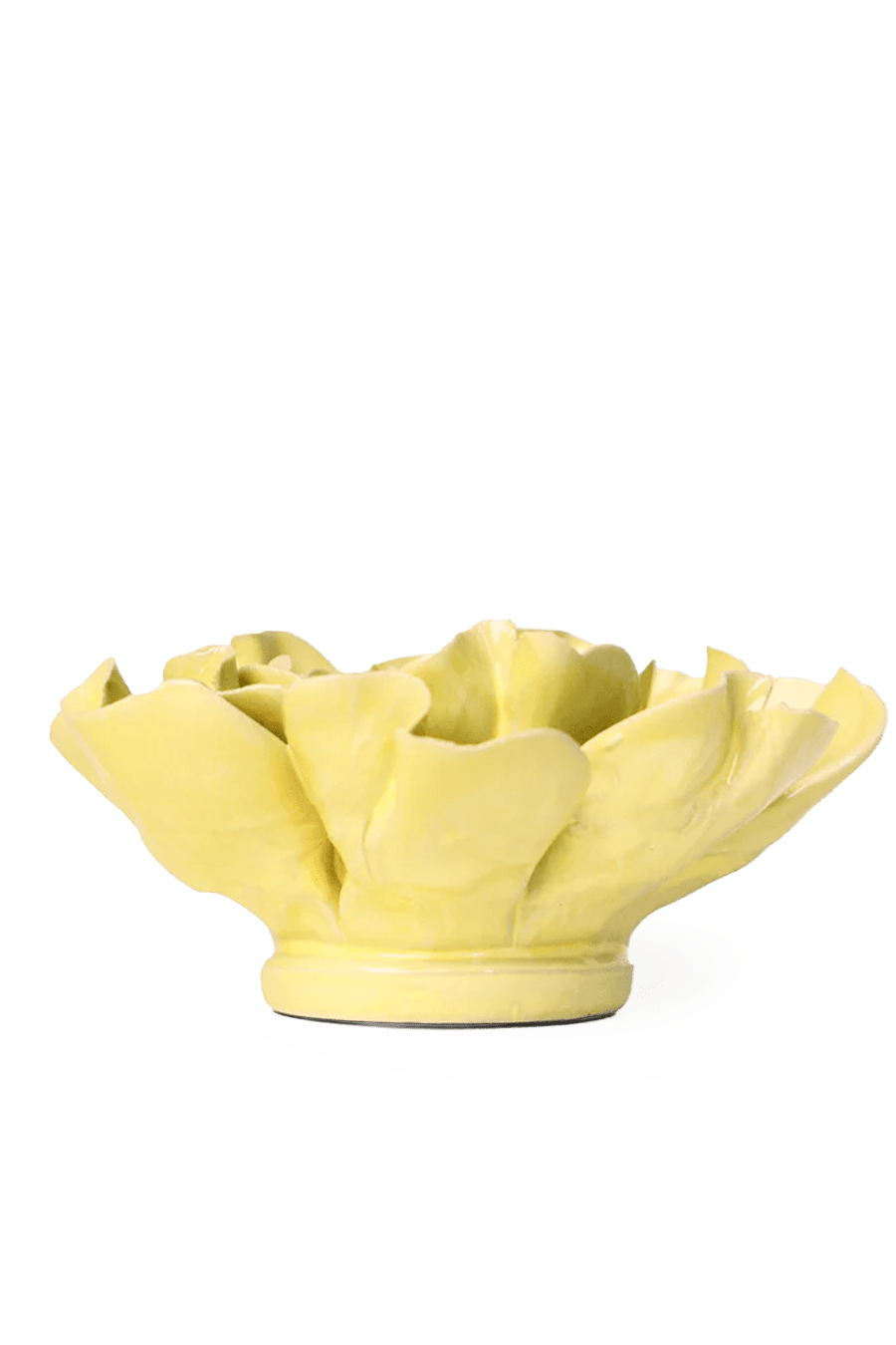 EG26 Lime Yellow Larkspur - Chive Ceramics Studio - Ceramic Flowers - Chive Ceramics Studio