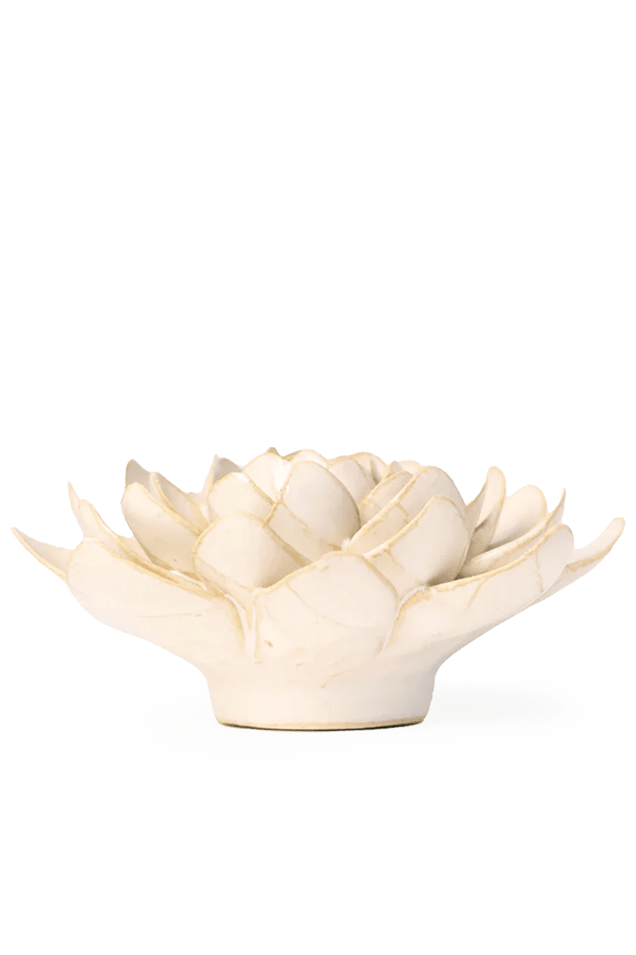 Ivory Snowdrop ceramic wall flower — English Garden collection — designed in Toronto by Chive Studio