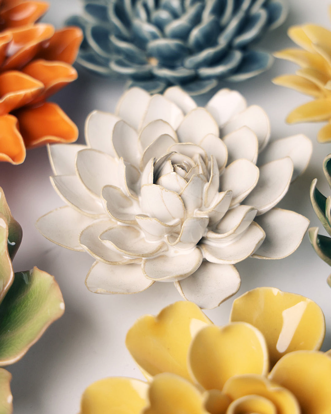 Ivory Snowdrop - Chive Ceramics Studio - Ceramic Flowers - Chive Ceramics Studio