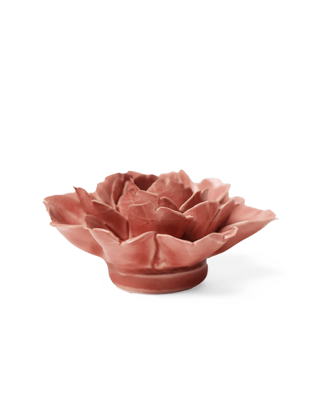 Champagne Pink Rose ceramic wall flower — English Garden collection — designed in Toronto by Chive Studio