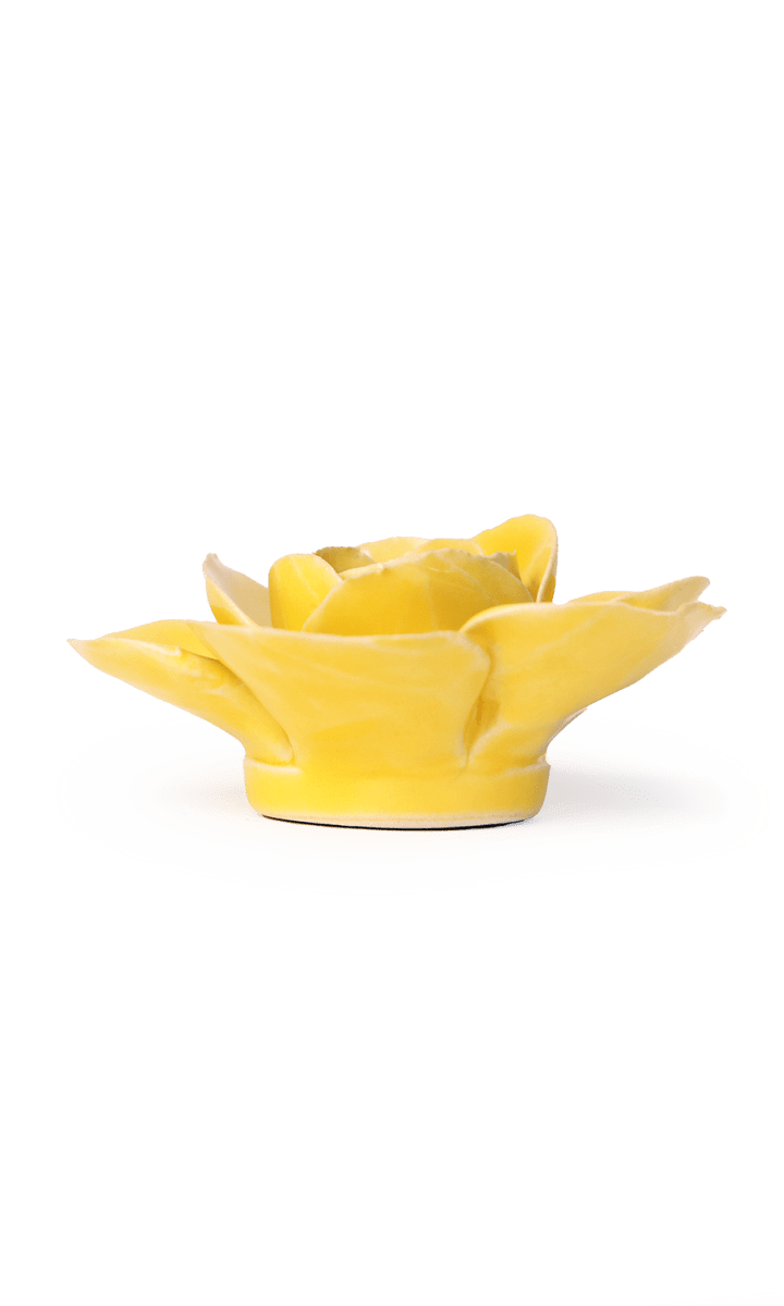 Buttercup Yellow Elegance Ranunculus ceramic wall flower — English Garden — handmade by Chive Studio Toronto